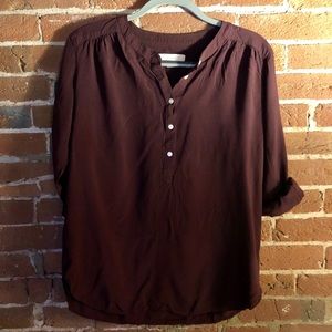 Loft Purple Blouse (Size Small)